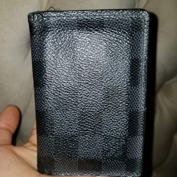 Black Checkered Luis Vuitton Wallet Men’s - Picture 1 of 3